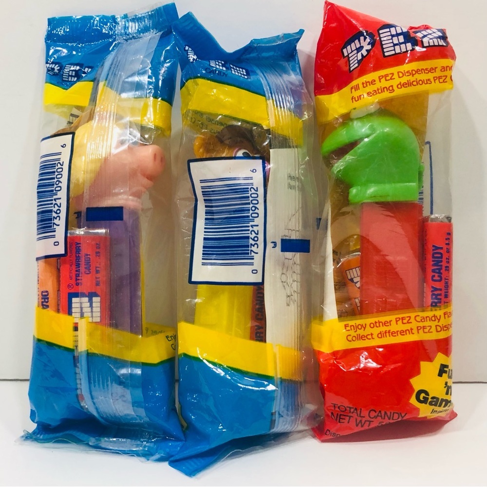 Vintage Kermit/Piggy/Fozzie Pez Dispensers